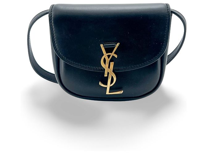 Autre Marque Saint Laurent Kaia Leather Small Nero