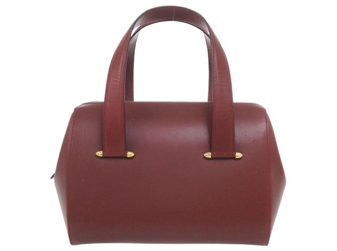 Bolsa Mini Boston Cartier Vermelho Bordeaux