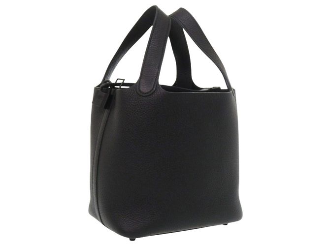 Hermès Hermes Picotin Lock PM Handbag Black