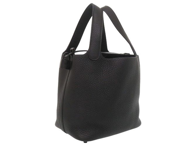 Hermès Sac à main Hermes Picotin Lock PM Noir