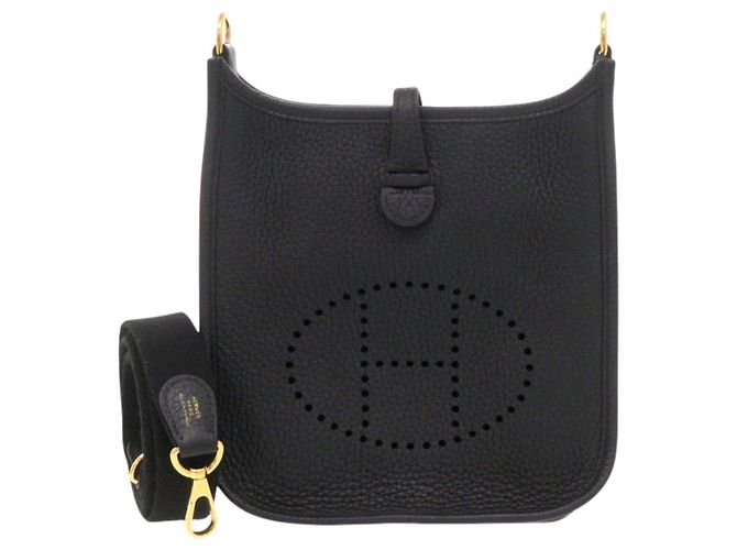 Hermès Borsa a tracolla Hermes Evelyne TPM Nero