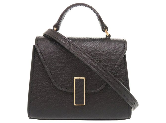Borsa 3-way Valextra Iside Belt in pelle nera Nero