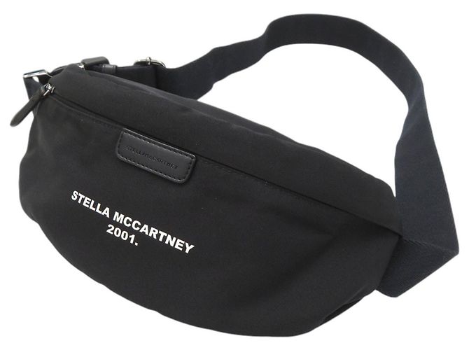 Stella Mc Cartney Borsa cintura Stella McCartney Black Logo Nero