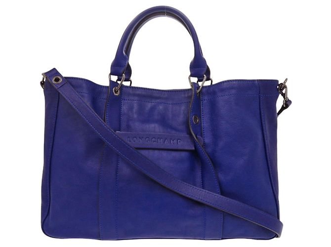 Borsa 2-Way Longchamp 3D Leather Blue