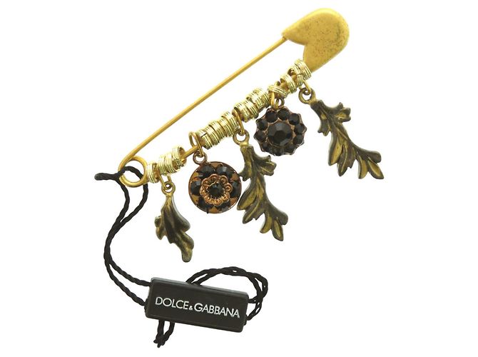 Spilla in metallo nero Dolce & Gabbana