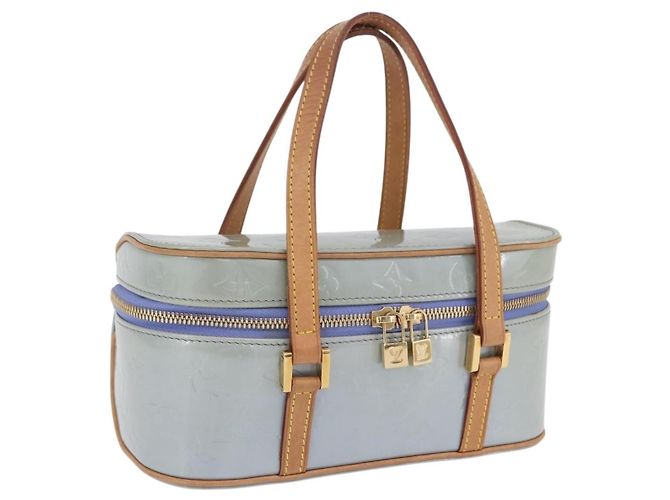 Louis Vuitton Sullivan Horizontal Monogram Vernis PM Blau