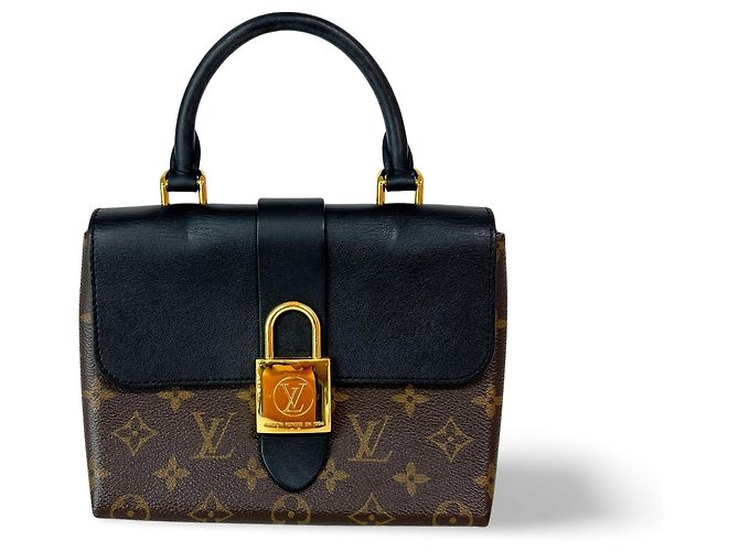 Louis Vuitton Monogramissime Bowling Monogram Canvas and Exotics Marrom