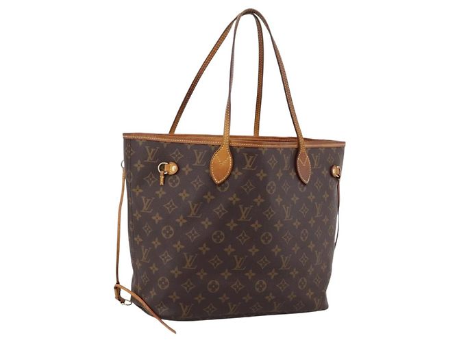 Borsa Tote LOUIS VUITTON Monogram Neverfull MM M40156 LV Auth 201179 Monogramma