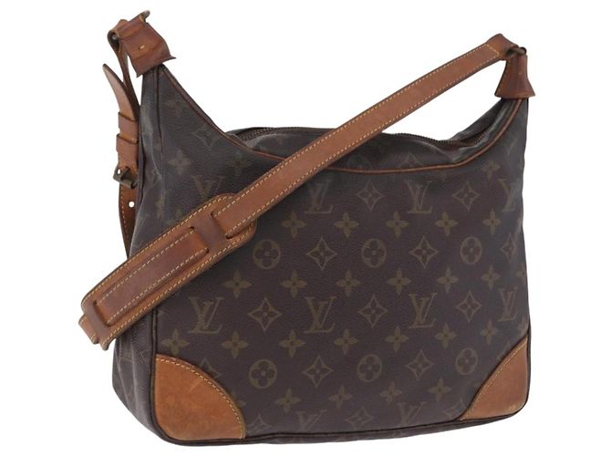 LOUIS VUITTON Bolsa de Ombro Monogram Saumur 30 M42256 LV Auth 201081 Monograma