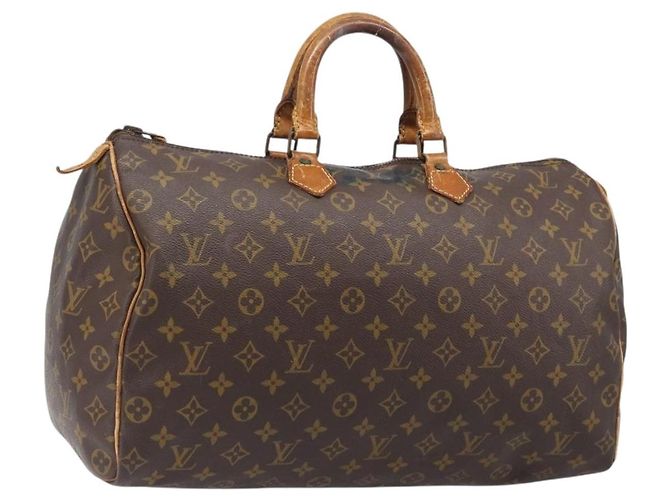 Bolsa de mão LOUIS VUITTON Monogram Speedy 40 M41522 LV Auth bs36986 Monograma