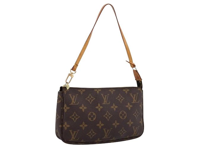 LOUIS VUITTON Monogram Pochette Accessoires Pouch M51980 LV Auth 203033A Monogramma