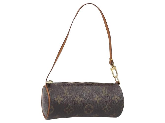 LOUIS VUITTON Monogram Papillon Pouch LV Auth 202946 Monograma
