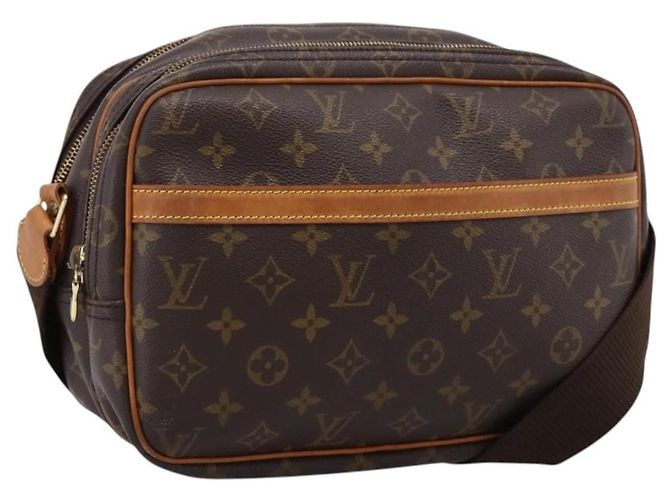 LOUIS VUITTON Bolsa de Ombro Monogram Reporter PM M45254 LV Auth 203207A Monograma
