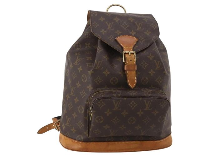 LOUIS VUITTON Monogram Montsouris GM Backpack M51135 LV Auth 200651A