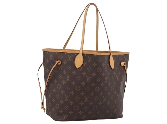 Borsa Tote LOUIS VUITTON Monogram Neverfull MM M40156 LV Auth 203178V Monogramma