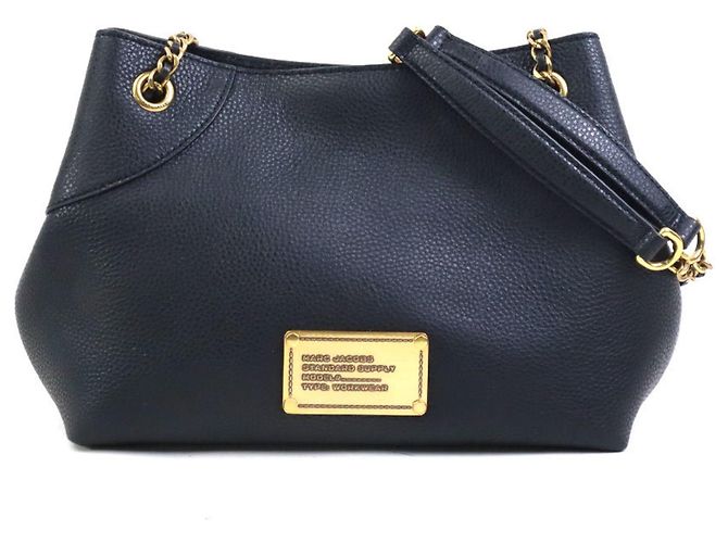 Borsa a tracolla in pelle Marc Jacobs Nero