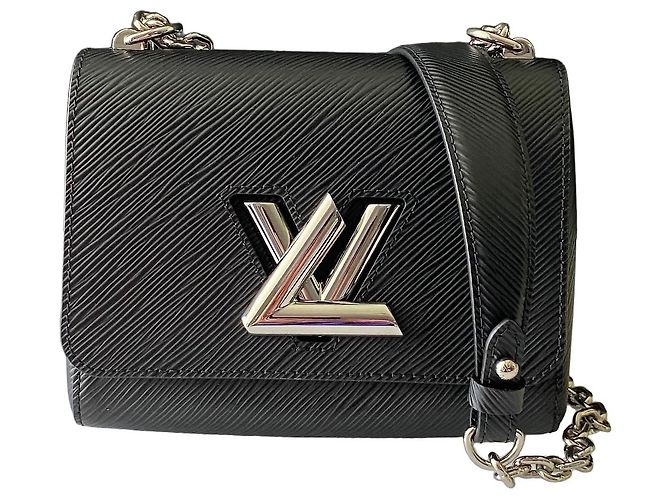 Louis Vuitton Twist MM Borsa Pelle Epi Nera Nero