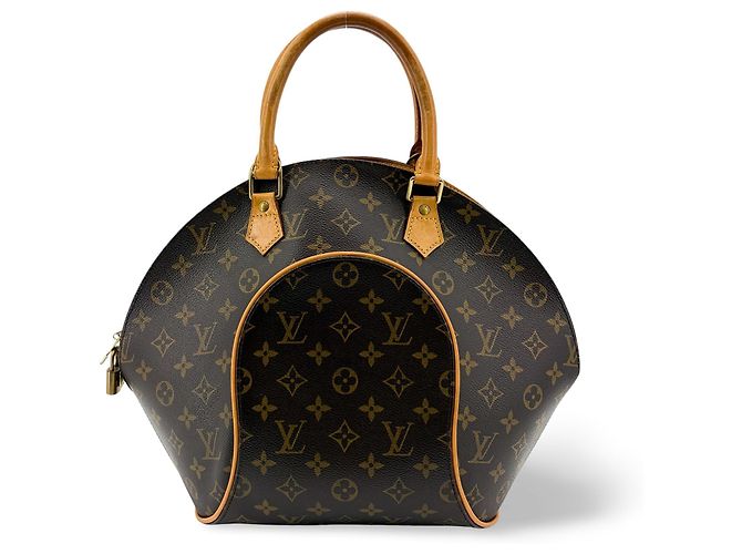 Bolsa Louis Vuitton Ellipse Monogram Canvas MM Marrom