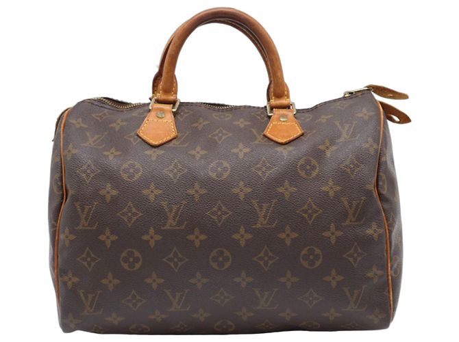Louis Vuitton Speedy Monogram Canvas 30 Marron