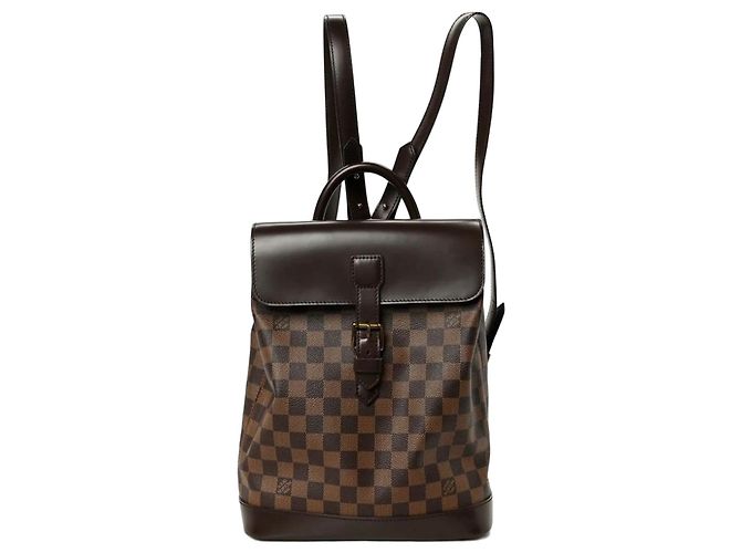 Louis Vuitton Montsouris GM Backpack Damier Ebene Brown