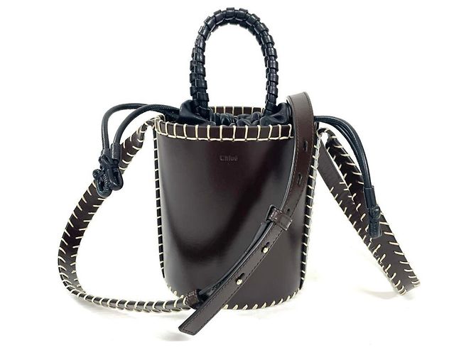 Bolso de hombro bucket Chloé Castaño