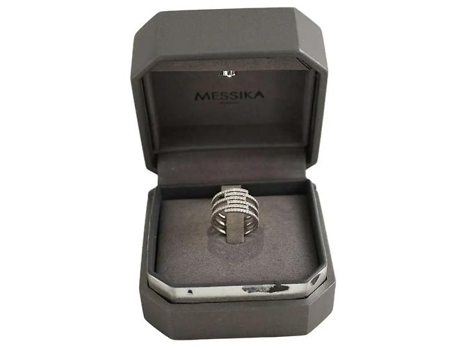 Messika Bague Collection Gatsby blanche