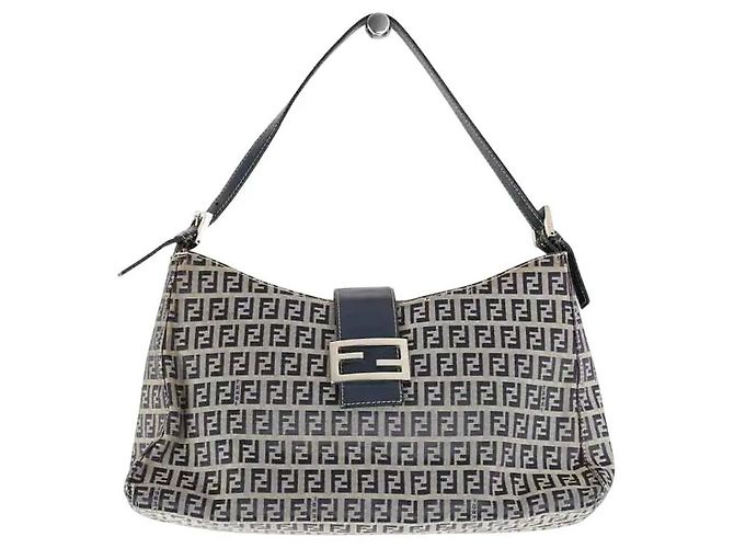 Fendi Grey Baguette shoulder bag