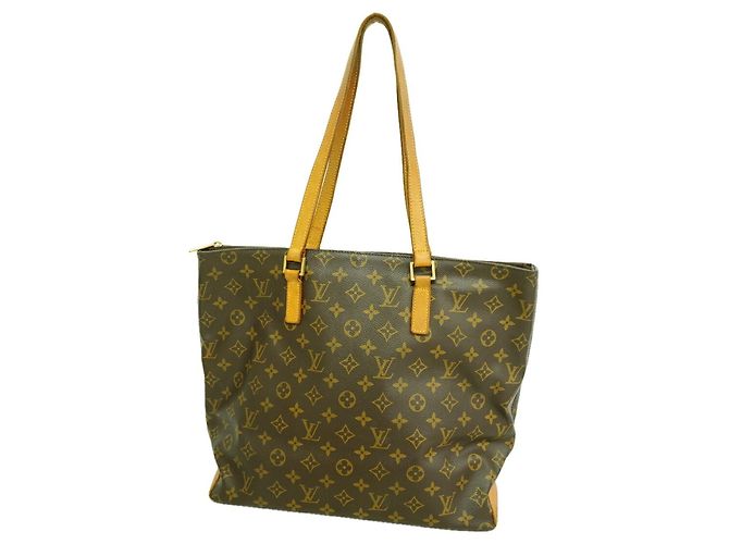 Saco Cabas Mezzo Monogram Louis Vuitton Marrom