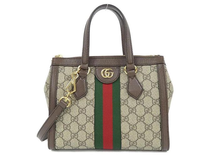 Borsa Gucci Ophidia Marrone Beige