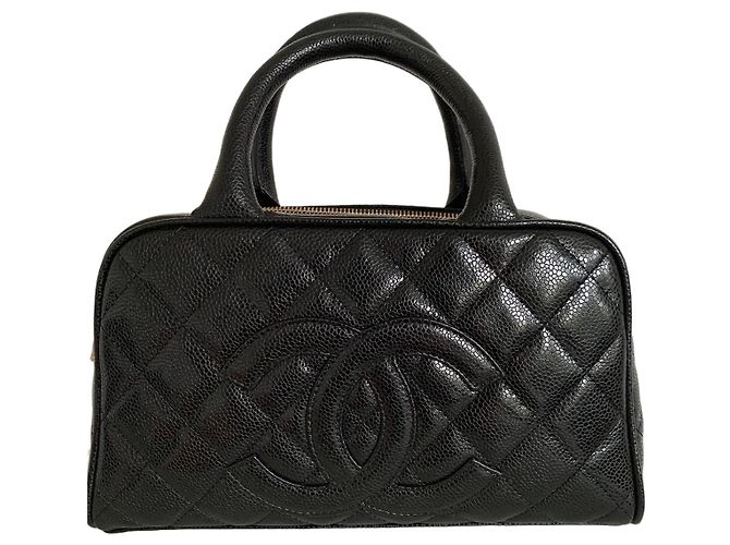 Bolsa Chanel Timeless Couro Caviar Preto