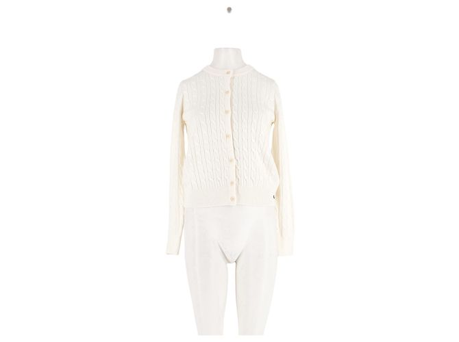 Colete de corte reto branco Calvin Klein