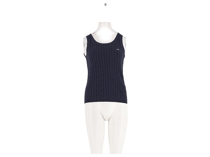 Autre Marque Top in cotone blu navy GANT
