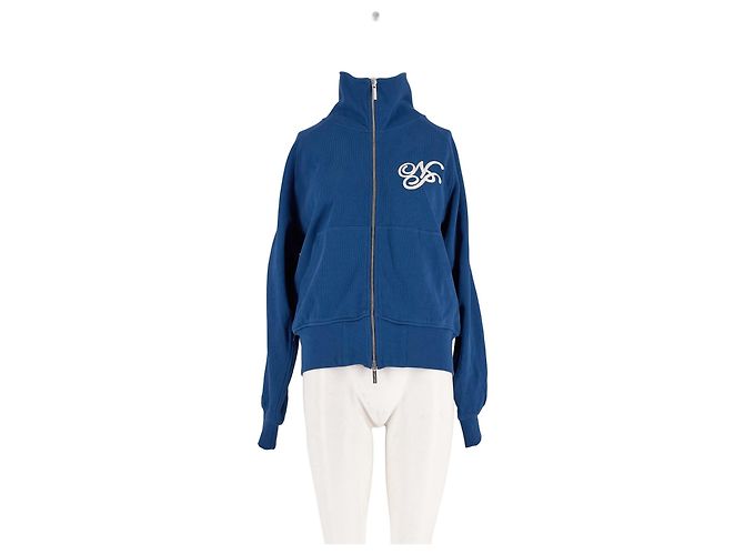 Autre Marque Cárdigan de algodón azul NUDE PROJECT