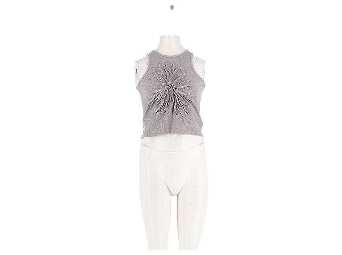 Autre Marque Top de algodón gris CERRIC