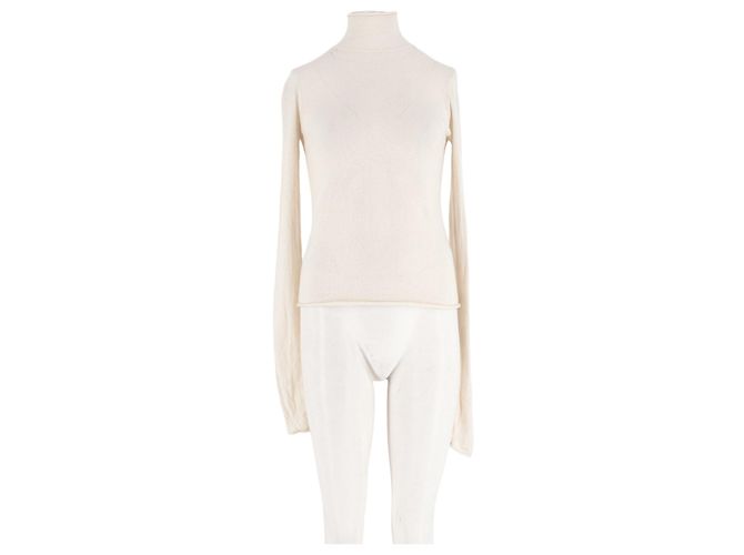 Autre Marque SKIMS Kaschmirpullover weiß