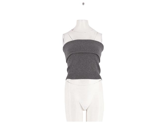 Reformation Kaschmir Top Grau