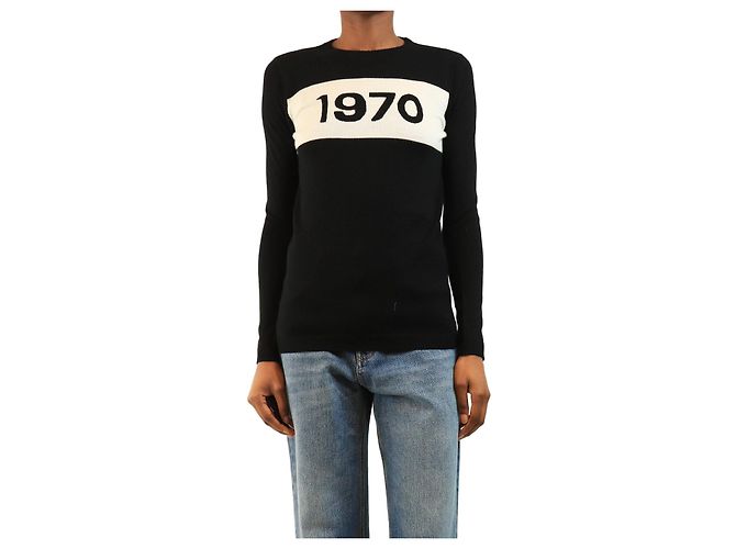 Bella Freud Pull 1970 noir - taille XS