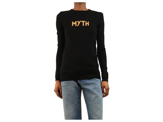 Bella Freud Pull Black Myth - taille XS Noir