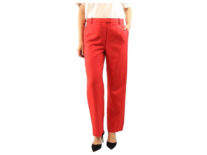 The row Red Suit Wollhose - size UK 12 Rot