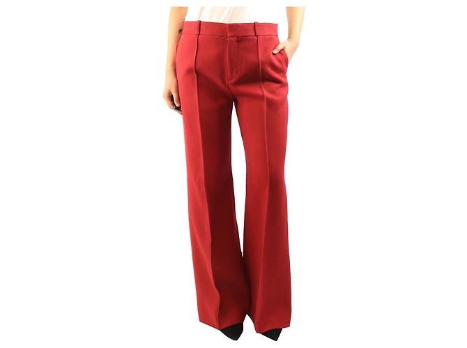 See by Chloé Rote Anzughose - size UK 14