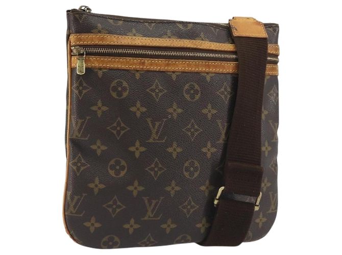 LOUIS VUITTON Monogram Pochette Bosphore Shoulder Bag M40044 LV