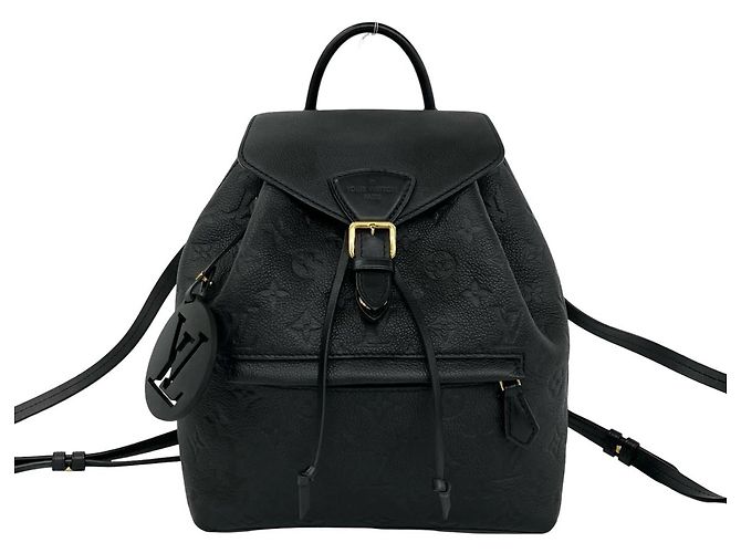 Zaino Louis Vuitton Montsouris PM in pelle Empreinte Monogram Nero