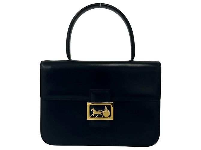 Céline Mini sac cabas en cuir Celine Noir