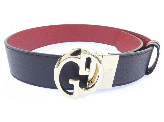 Cinturón Standard Gucci 525040 Negro Roja