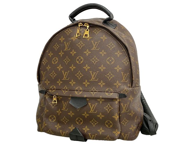 Louis Vuitton Monogram Palm Springs Rucksack MM Braun