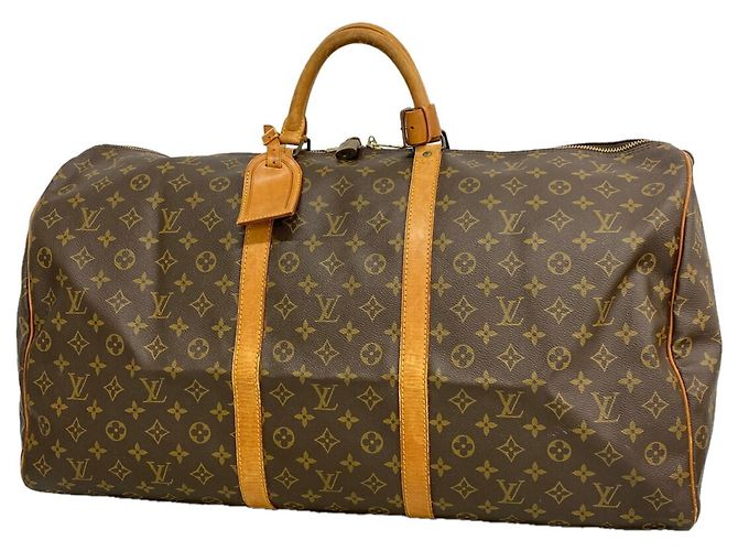 Louis Vuitton Boston Monogram Keepall 60 Marrone