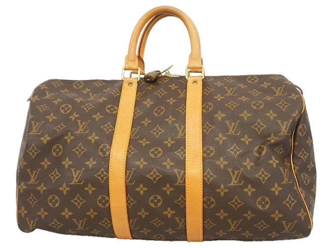 Louis Vuitton Boston Monogram Keepall 45 Marron