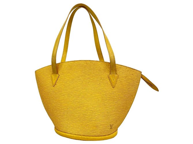Bolso de hombro Louis Vuitton Epi Saint Jacques Amarillo