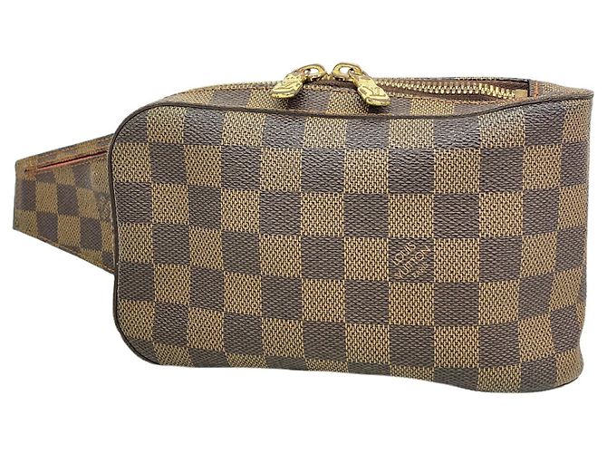 Borsa a tracolla Louis Vuitton Damier Geronimos N51994 in Ebene Damier ebene