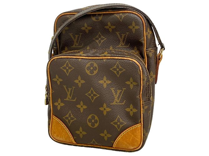 Louis Vuitton Monogram Amazon Shoulder Bag Brown